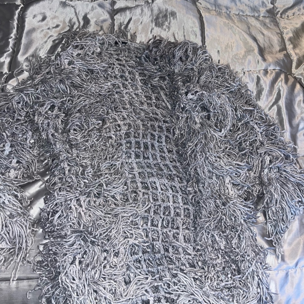 Fringed Gray Women's Jacket